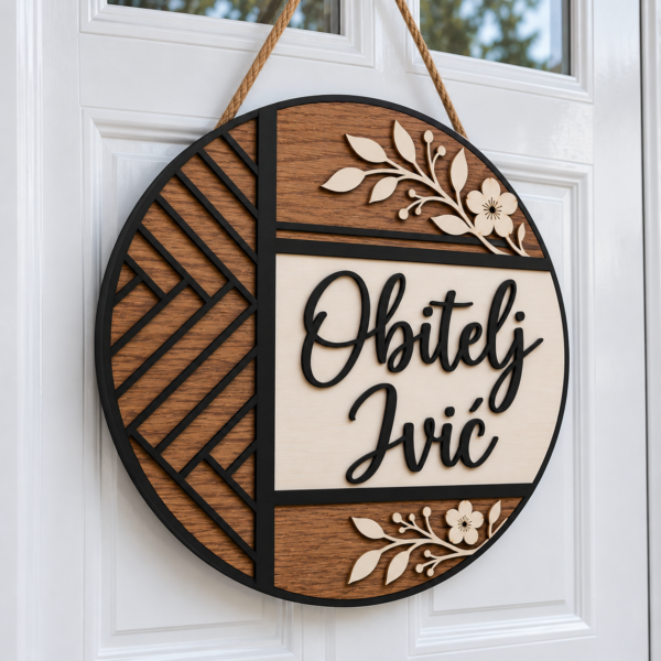 Dekoracija za vrata – obitelj