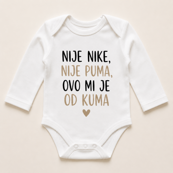 Bodi Nije Nike, nije Puma, ovo mi je od kuma