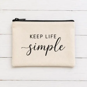 Kozmetička torbica Keep life simple