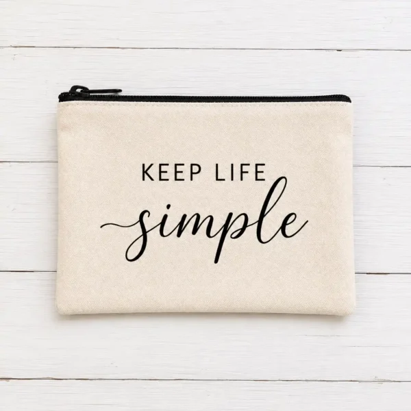 Kozmetička torbica Keep life simple