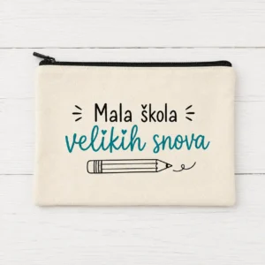 Kozmetička torbica Mala škola velikih snova