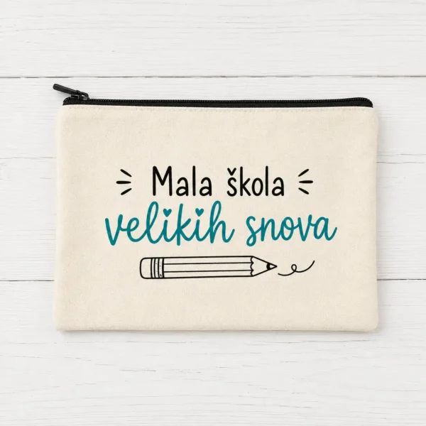 Kozmetička torbica Mala škola velikih snova